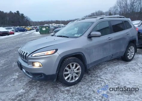 2016 Jeep Cherokee Limited from USA, damaged, VIN 1C4PJMDB7GW237395